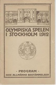 Sportboken - Program och allmänna bestämmelser Olympiska spelen Stockholm 1912
